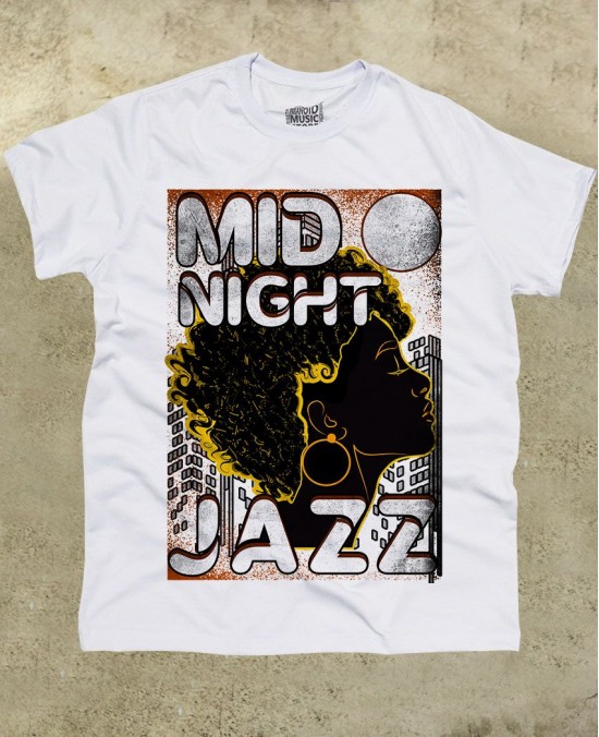 Camiseta Midnight Jazz - Paranoid Music Store
