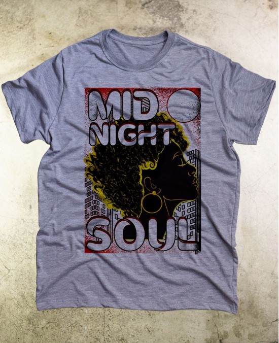 Camiseta Midnight Soul - Paranoid Music Store - Vintage