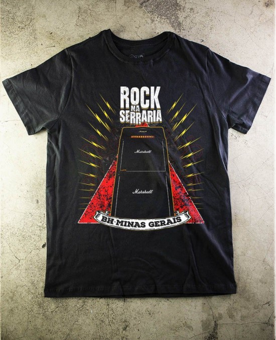 Camiseta Rock na Serraria Oficial - Paranoid Music Store
