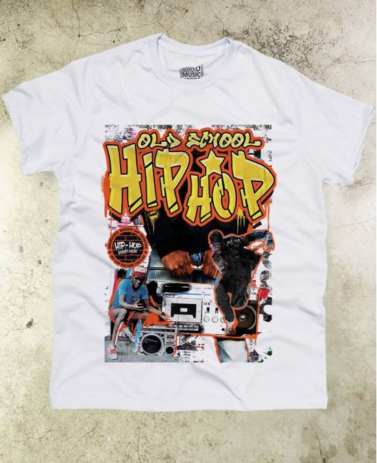 Camiseta Old School HIP HOP  - Paranoid Music Store