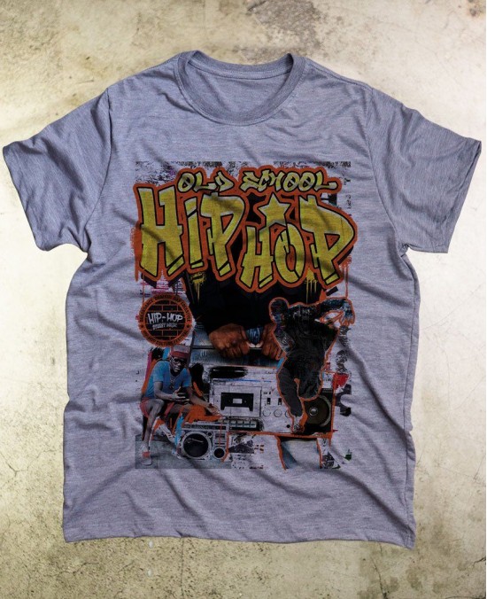 Camiseta Old School HIP HOP  - Paranoid Music Store