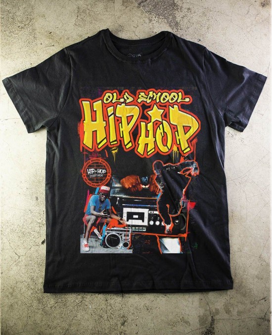 Camiseta Old School HIP HOP  - Paranoid Music Store