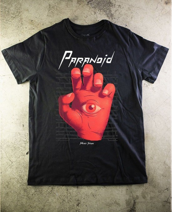 Camiseta Olho 01  - Paranoid Music Store