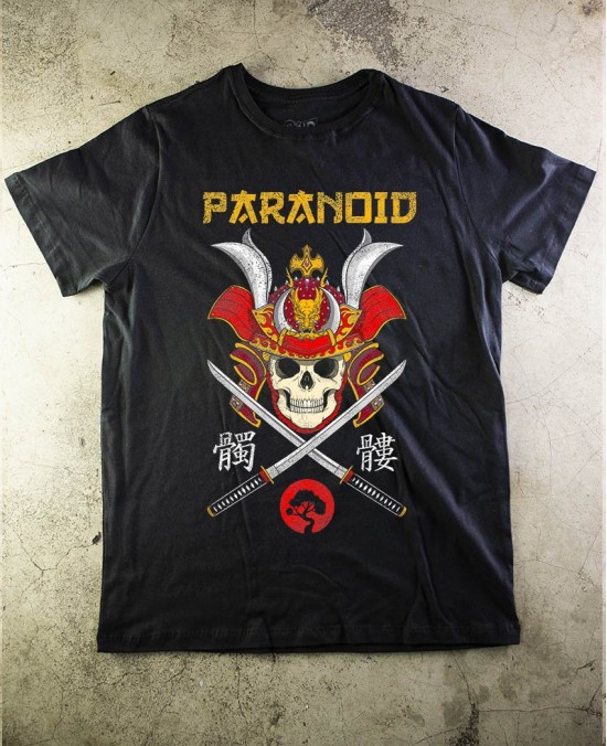 Camiseta Samurai 01 - Paranoid Music Store