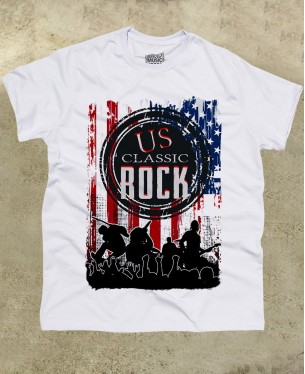 Camiseta US Classic Rock Oficial - Paranoid Music Store