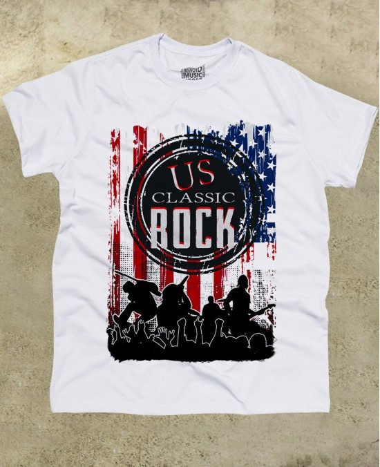 Camiseta US Classic Rock Oficial - Paranoid Music Store