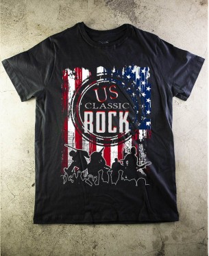 Camiseta US Classic Rock Oficial - Paranoid Music Store