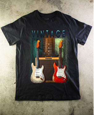 Camiseta Guitar Vintage 01 - Paranoid Music Store