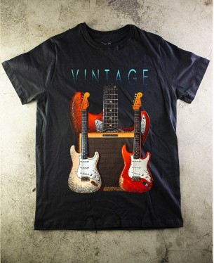 Camiseta Guitar Vintage 02 - Paranoid Music Store