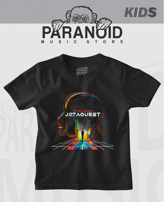 Camiseta Jota Quest De Volta ao Novo Infantil Oficial - Paranoid Music Store- Paranoid Music Store